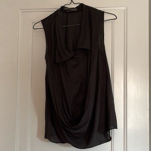 All Saints; Black blouse / tank
